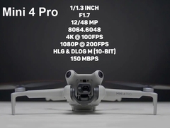 Equipo DJI Mini 4 Pro camara