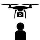 icono dron pilotado